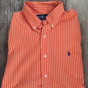 Ralph Lauren long sleeve pin stripe dress shirt